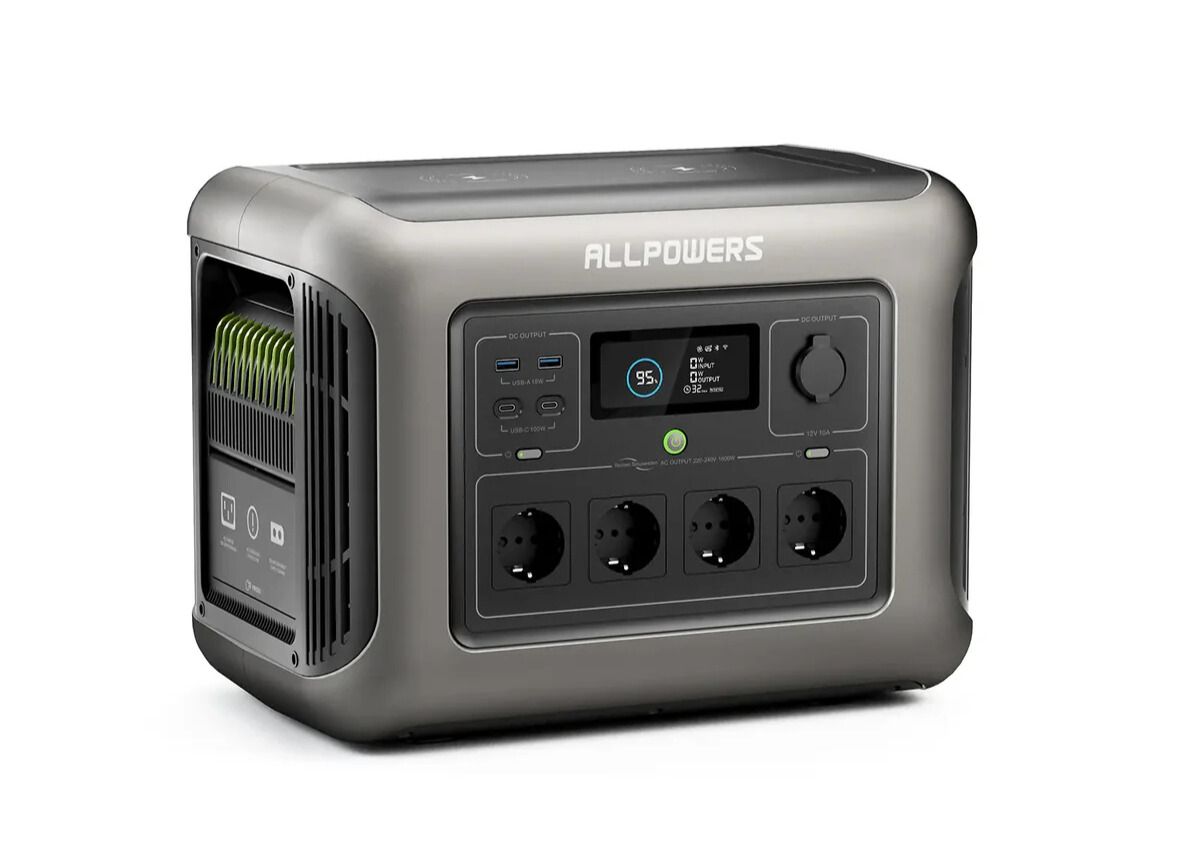 ALLPOWERS R1500 stazione elettrica portatile 1800W 1152Wh